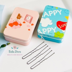 Hộp ghim kẹp tóc thép không gỉ