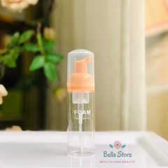Chai tạo bọt sữa rửa mặt mini đi du lịch