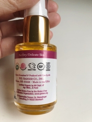 [Organic] Dầu dưỡng hữu cơ Badger Damascus Rose Face Oil