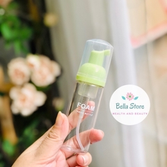 Chai tạo bọt sữa rửa mặt mini đi du lịch