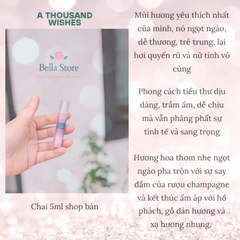 5ml - Xịt thơm body Bath and Body Works BBW Bodymist