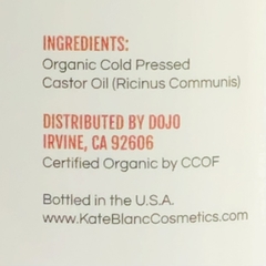 Dầu thầu dầu Castor Oil Kate Blanc dưỡng body, tóc, lông mi & lông mày