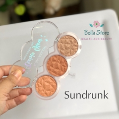 Phấn bắt sáng Kleancolor 3 ô Trebble Glow-Highlighter Trio