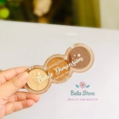 Phấn tạo khối 3 ô KleanColor Treble Dimension  Contour Trio