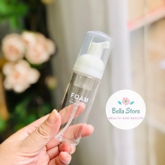 Chai tạo bọt sữa rửa mặt mini đi du lịch