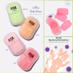 [Hộp 35 miếng] Xà phòng rửa tay AOA HAND SOAP SHEETS