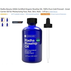 [Organic] Dầu tầm xuân hữu cơ Rose Hip oil Radha