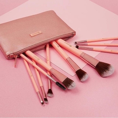 Bộ cọ BHCosmetics Pretty Pink kèm ví đựng cọ siêu đẹp