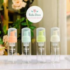 Chai tạo bọt sữa rửa mặt mini đi du lịch