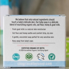 [organic] Xà phòng hữu cơ tắm gội cho bé Chagrin Valley Milk & Honey Baby Soap