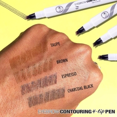 Chì kẻ mày phẩy sợi Jcat Eyebrow Contouring 4-Tip Pen