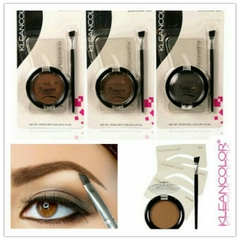 Bộ kit kẻ chân mày bột và sáp Kleancolor Eyebrow