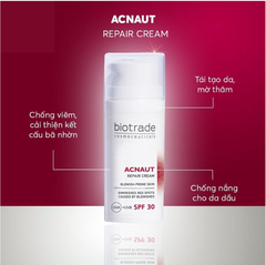 Kem trị thâm sau mụn Biotrade Acnaut Repair Cream SPF30