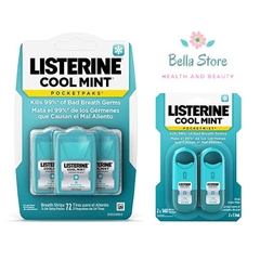 Xịt/ngậm thơm miệng Listerine Cool Mint Pocket