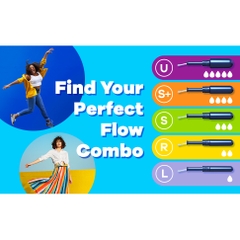 Băng vệ sinh dạng ống Tampon Tampax Pearl
