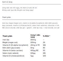 Viên uống giảm mụn viêm, mụn nội tiết Biotrade Acnaut Food Supplement