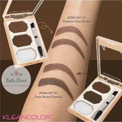 Bộ kit kẻ chân mày bột và sáp Kleancolor Eyebrow