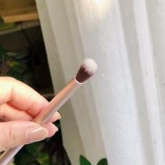 Cọ tán phấn mắt 2 đầu màu hồng nhạt