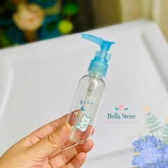 Chai vòi nhấn dễ thương 50ml 100ml