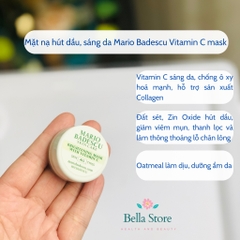 Mặt nạ đất sét Vitamin C sáng da mờ thâm Mario Badescu Mask