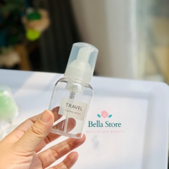 Chai tạo bọt sữa rửa mặt mini đi du lịch