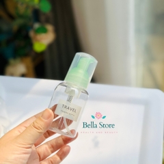 Chai tạo bọt sữa rửa mặt mini đi du lịch