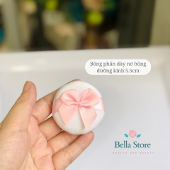 Bông phấn dày mềm đường kính 5cm 6cm