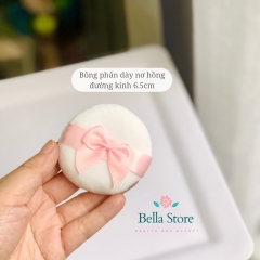 Bông phấn dày mềm đường kính 5cm 6cm