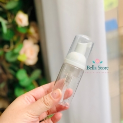 Chai tạo bọt sữa rửa mặt mini đi du lịch