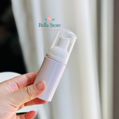 Chai tạo bọt sữa rửa mặt mini đi du lịch