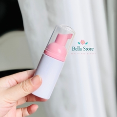 Chai tạo bọt sữa rửa mặt mini đi du lịch