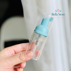 Chai tạo bọt sữa rửa mặt mini đi du lịch