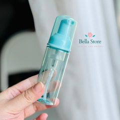 Chai tạo bọt sữa rửa mặt mini đi du lịch
