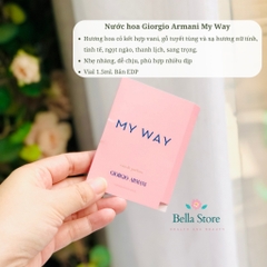 Nước hoa nữ Giorgio Armani My Way EDP Vial 1.2ml (hoa cỏ - nữ tính thanh lịch)