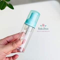 Chai tạo bọt sữa rửa mặt mini đi du lịch