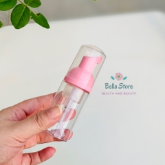 Chai tạo bọt sữa rửa mặt mini đi du lịch