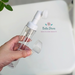 Chai tạo bọt sữa rửa mặt mini đi du lịch