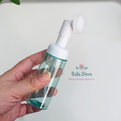 Chai tạo bọt sữa rửa mặt mini đi du lịch