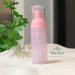 Chai tạo bọt sữa rửa mặt mini đi du lịch