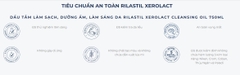 Tẩy trang Rilastil Xerolact Cleansing cho da nhạy cảm
