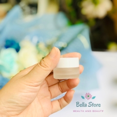 Hũ thủy tinh trong mờ nắp trắng đựng mỹ phẩm 5gr 10gr 20gr