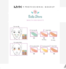 Bảng che khuyết điểm triệt sắc NYX Color Correcting Concealer