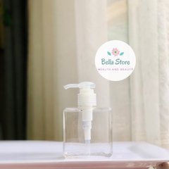 Chai vòi nhấn vuông chiết sữa rửa mặt, sữa tắm, lotion, nước rửa tay