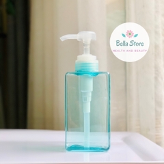 Chai vòi nhấn vuông chiết sữa rửa mặt, sữa tắm, lotion, nước rửa tay