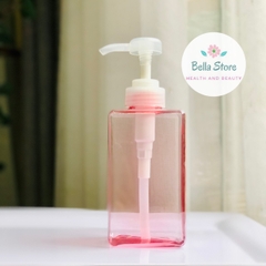 Chai vòi nhấn vuông chiết sữa rửa mặt, sữa tắm, lotion, nước rửa tay