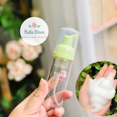 Chai tạo bọt sữa rửa mặt mini đi du lịch