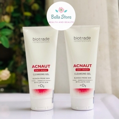 Gel rửa mặt giảm mụn viêm, mụn mủ, mụn bọc Biotrade Acnaut Oxy Wash Cleansing Gel