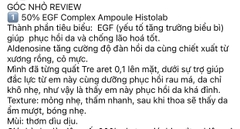 Serum phục hồi chống lão hoá EGF Histolab Complex Ampoule Derma Science