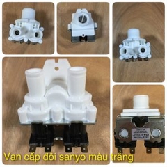 Van cấp đôi Sanyo màu trắng