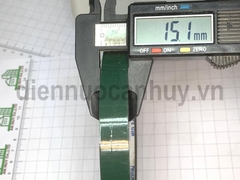 Băng dính xốp xanh 2 mặt 1.5cm dài 9m